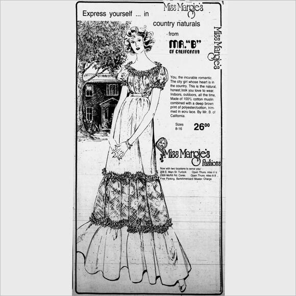 Vintage 70s Prairie Maxi Dress Peasant Gunne Sax Style Boho Brown // Size Medium - Picture 9 of 9